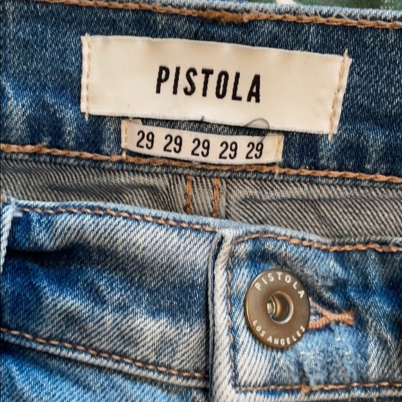 Pistola Straight leg Jeans with Zip side - Picture 2 of 4